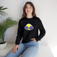 Take The Long Way Crewneck Sweatshirt — Yellow & Blue Retro Logo