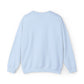 Take The Long Way Crewneck Sweatshirt — Yellow & Blue Retro Logo