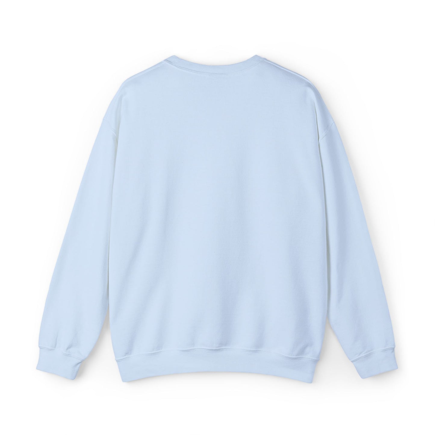 Take The Long Way Crewneck Sweatshirt — Yellow & Blue Retro Logo