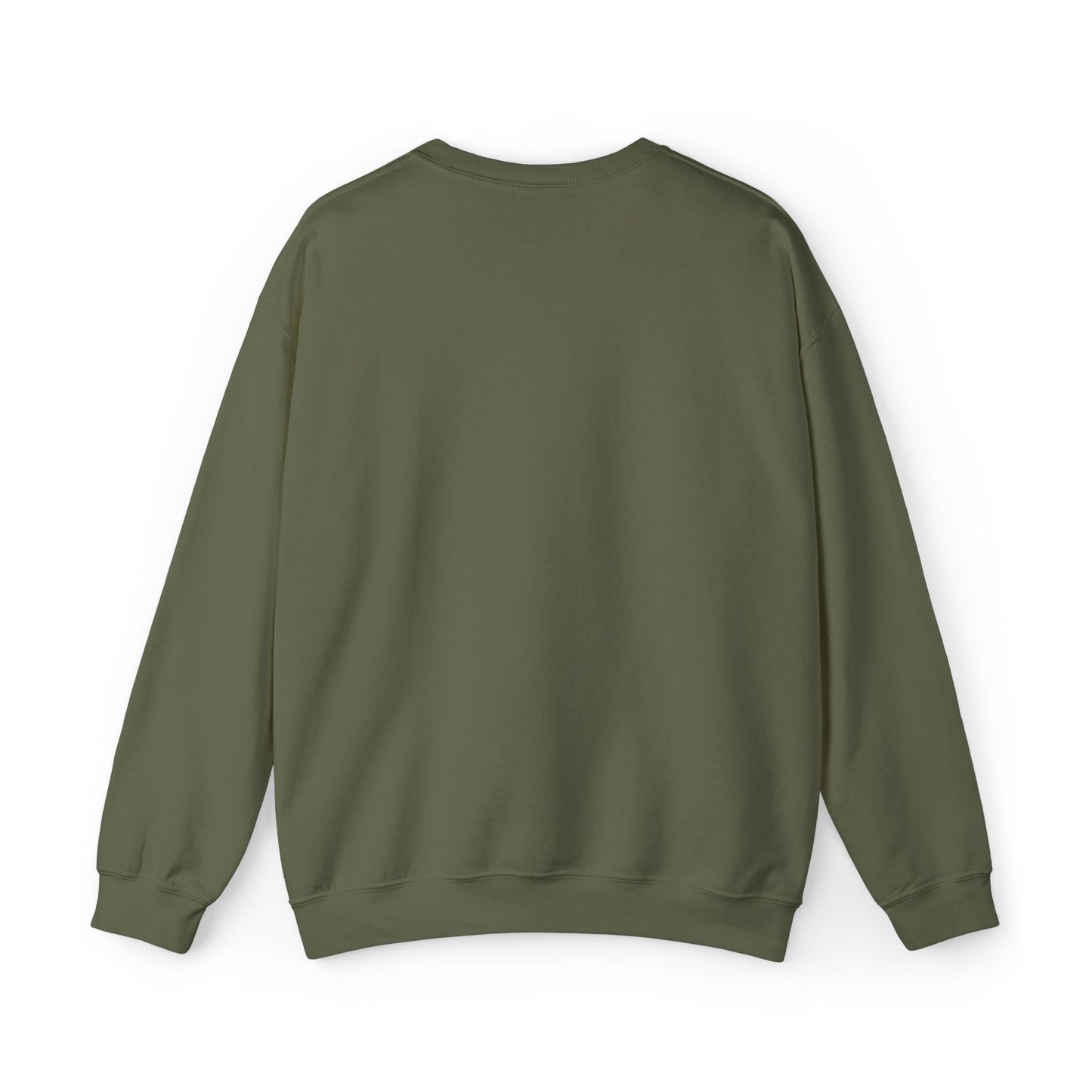 Take The Long Way Crewneck Sweatshirt — Yellow & Blue Retro Logo