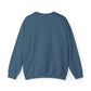 Take The Long Way Crewneck Sweatshirt — Yellow & Blue Retro Logo