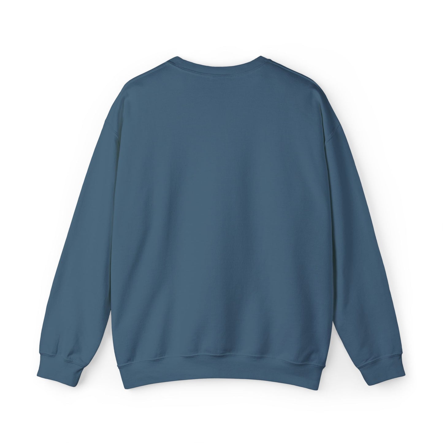 Take The Long Way Crewneck Sweatshirt — Yellow & Blue Retro Logo