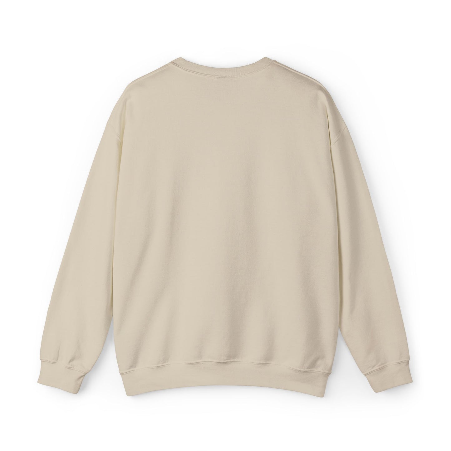 Take The Long Way Crewneck Sweatshirt — Yellow & Blue Retro Logo