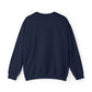 Take The Long Way Crewneck Sweatshirt — Yellow & Blue Retro Logo