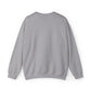 Take The Long Way Crewneck Sweatshirt — Yellow & Blue Retro Logo